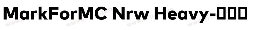MarkForMC Nrw Heavy字体转换